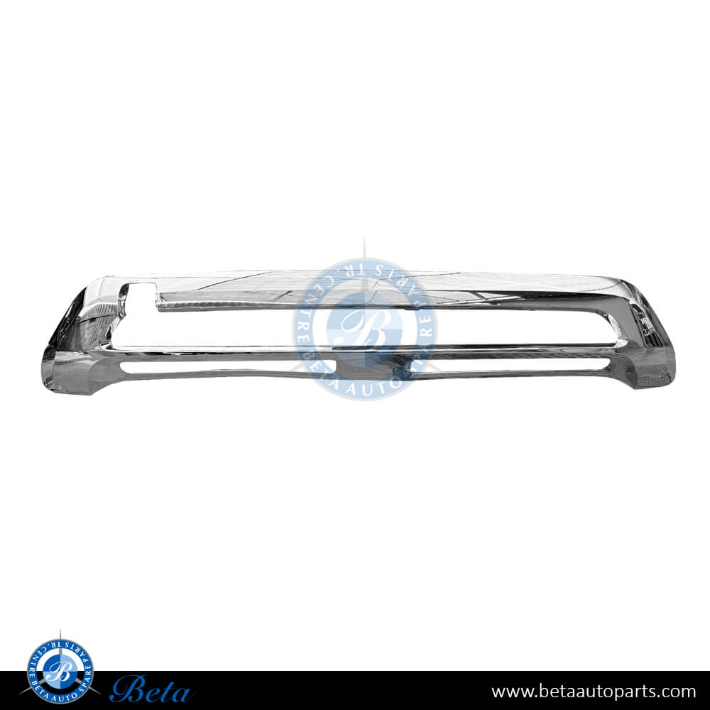 Front Bumper Lower Moulding Chrome color for Mercedes GLS-Class X166 2016-2019 models, Part Number 1668850501 Front Bumper Lower Moulding Chrome color for Mercedes GLS-Class X166 2016-2019 models, Part Number 1668850501